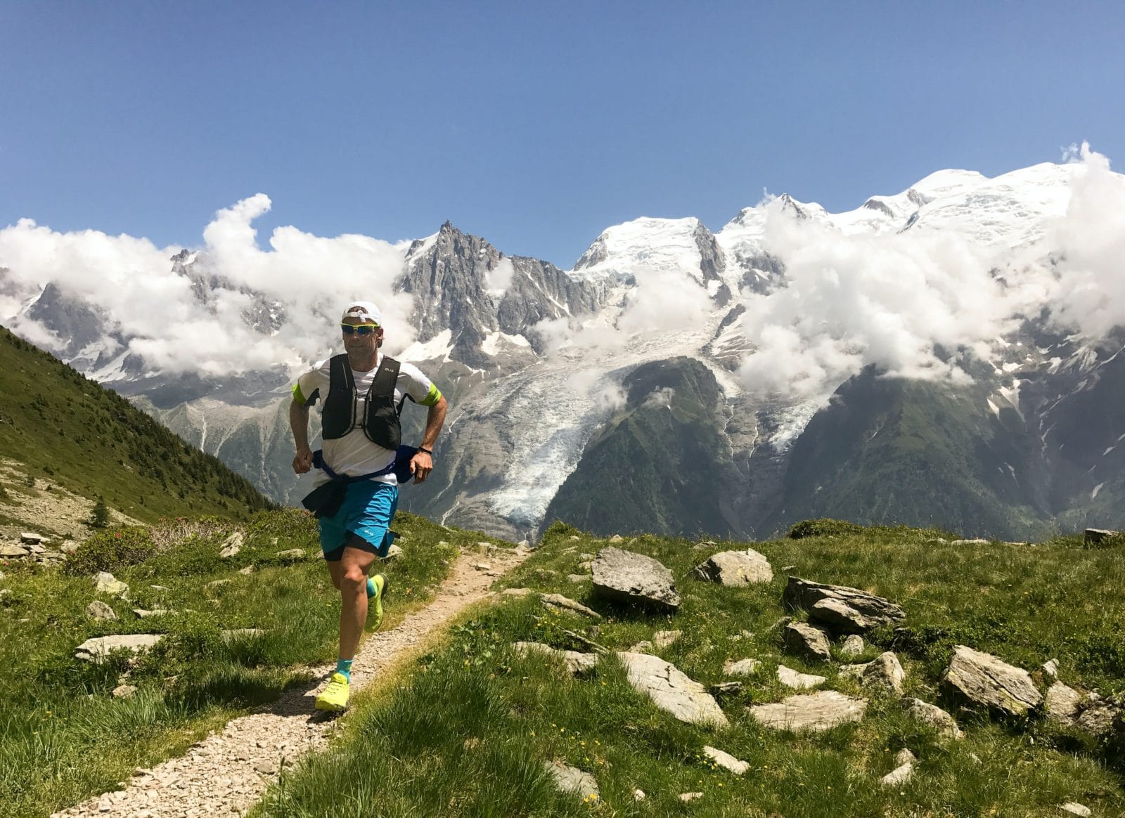 coureur en montagne